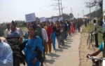 All women came to the 'Long March'